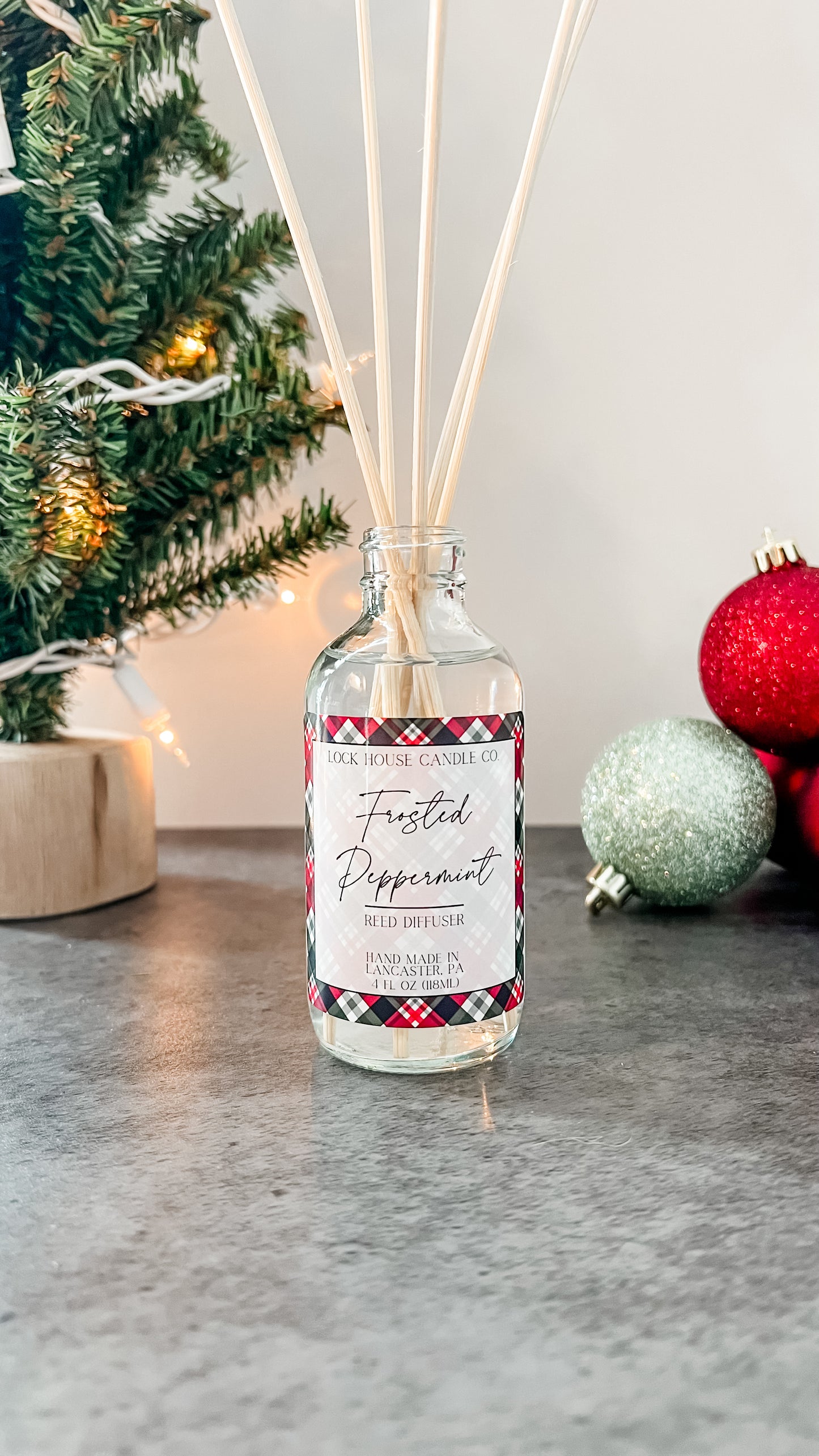 Frosted Peppermint Reed Diffuser